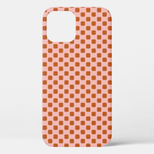 FUNDA PARA iPhone 12 PATRÓN DE BALDOSAS ABSTRACTAS.