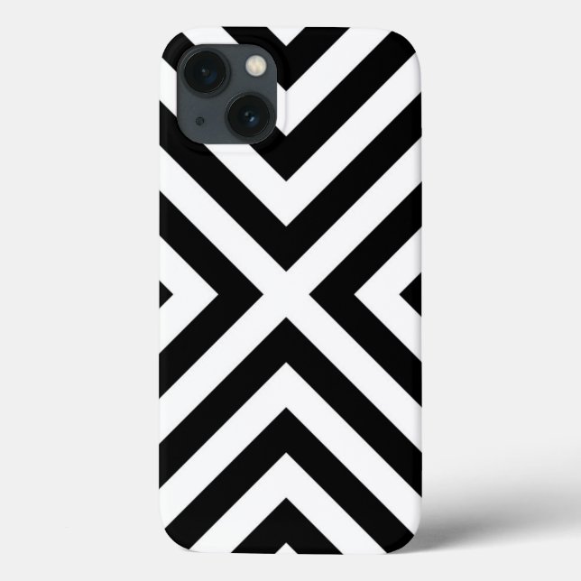 Funda De Case-Mate Para iPhone Patrón de bandas (Reverso)
