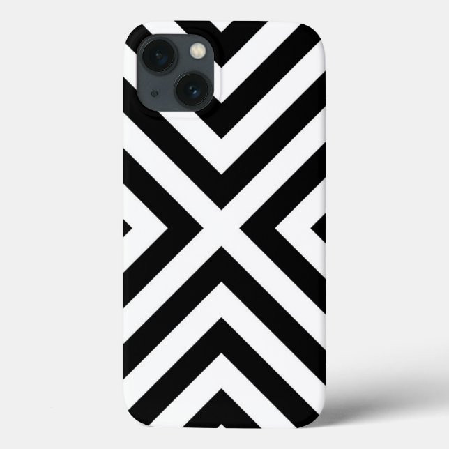 Funda De Case-Mate Para iPhone Patrón de bandas (Reverso)