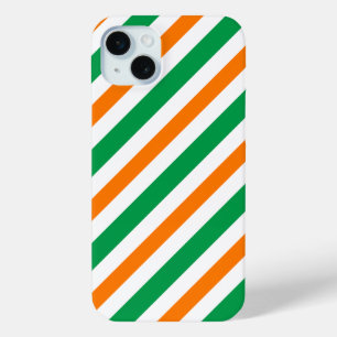 Funda Para iPhone 15 Mini Patrón de bandera de Irlanda