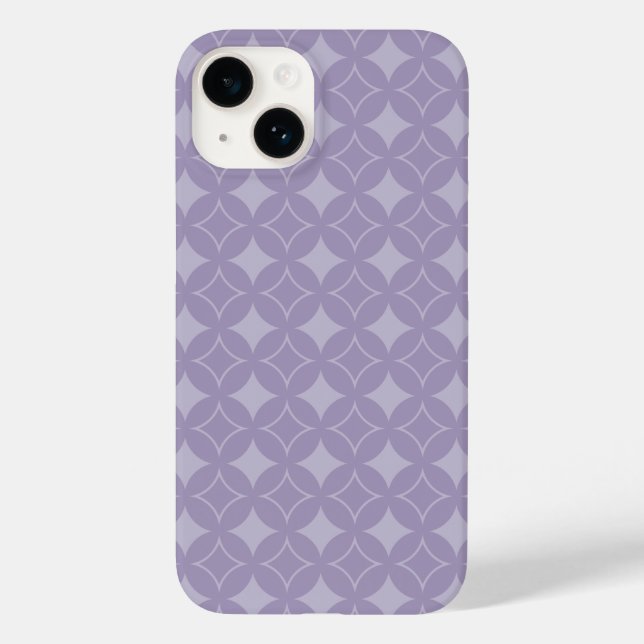 Funda De Case-Mate Para iPhone Patrón de barco Lavender (Reverso )