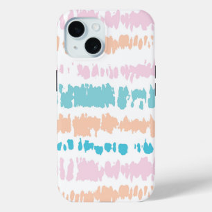 Funda Para iPhone 15 Patrón de Batik Pastel