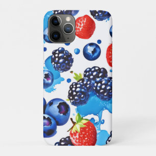 Funda Para iPhone 11 Pro Patrón de Berry vibrante