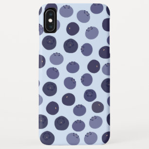 Funda Para iPhone XS Max Patrón de Blueberry