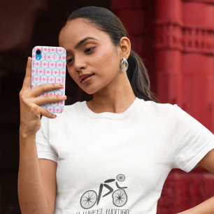Funda Para iPhone 15 Patrón de bonito de la rueda de bicicleta añadir i