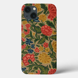Funda Para iPhone 13 Patrón de bordado floral vintage de crewel