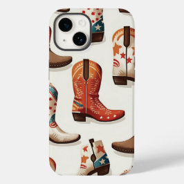 Funda Para iPhone 14 De Case-Mate Patrón de botas de vaca