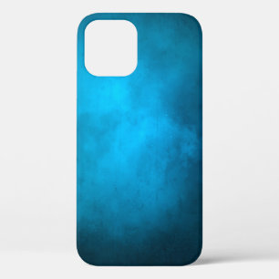 Funda Para iPhone 12 Patrón de brillo azul claro de textura