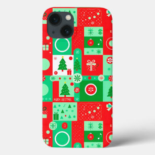 Funda Para iPhone 13 Patrón de brillo festivo Alegre y Brillante ❄️🎁 A