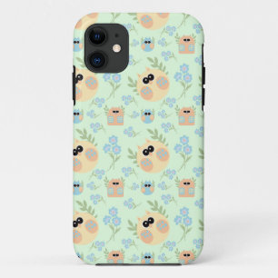 Funda Para iPhone 11 patrón de búhos