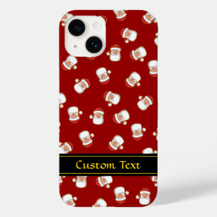 Funda Para iPhone 14 De Case-Mate Patrón de cabeza de Santa