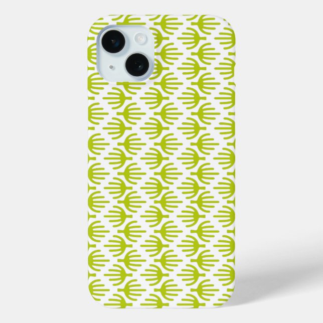 Funda De Case-Mate Para iPhone Patrón de cactus (Reverso )
