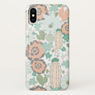 Funda Para iPhone X Patrón de cactus