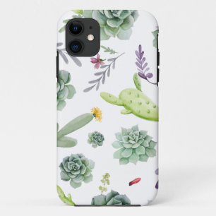 Funda Para iPhone 11 Patrón de Cactus
