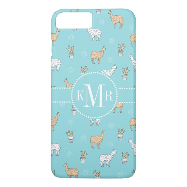 Funda De Case-Mate Para iPhone Patrón de cactus de caliquesa (Reverso)