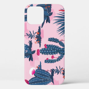 Funda Para iPhone 12 Patrón de Cactus de verano dulce