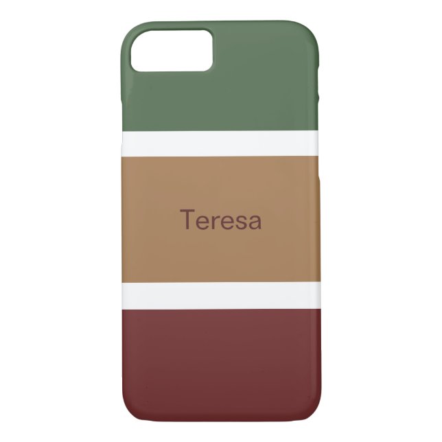 Funda De Case-Mate Para iPhone Patrón de caída de nombre personalizado (Reverso)