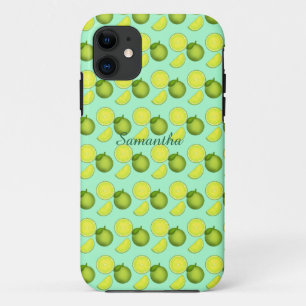 Funda Para iPhone 11 Patrón de cal verde
