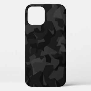 Funda Para iPhone 12 Patrón de cámara gris oscuro