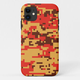 Funda Para iPhone 11 Patrón de camo digital otoño