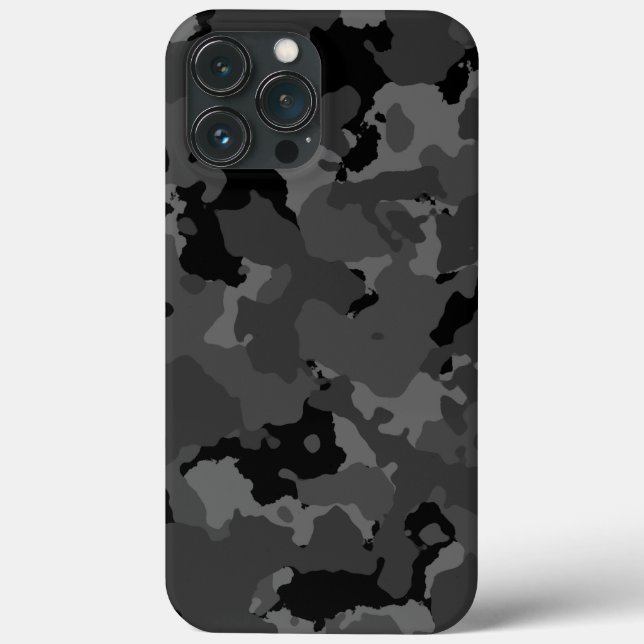 Funda De Case-Mate Para iPhone Patrón de camo oscuro (Reverso )