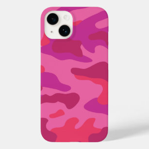 Funda Para iPhone 14 De Case-Mate Patrón de camo rosado caliente