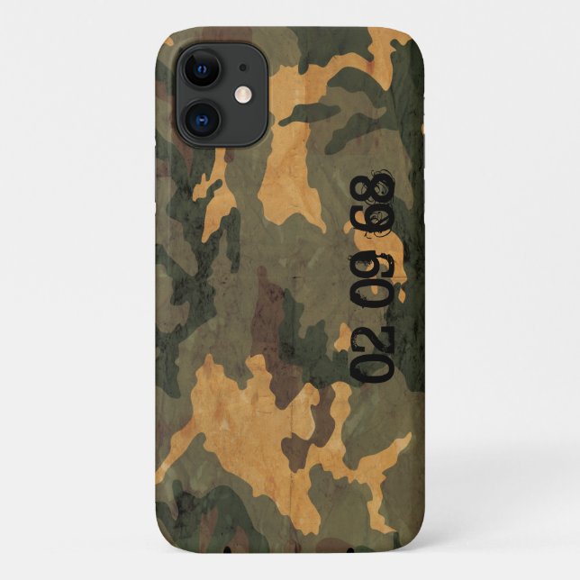 Funda De Case-Mate Para iPhone Patrón de camuflaje (Reverso)
