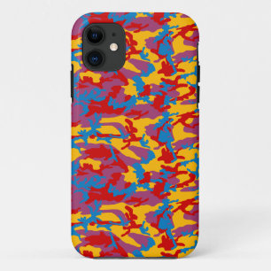 Funda Para iPhone 11 Patrón de camuflaje en negrita
