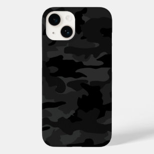 Funda Para iPhone 14 De Case-Mate Patrón de camuflaje Guay Camo negro y gris durader