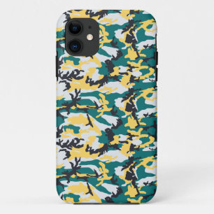 Funda Para iPhone 11 Patrón de camuflaje junto al lago
