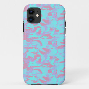 Funda Para iPhone 11 Patrón de camuflaje pastel genial