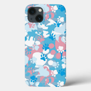 title_seo2 Patrón de camuflaje rosa y azul de perro