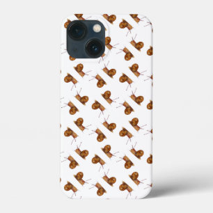 Funda Para iPhone 13 Mini Patrón de caracol abstracto