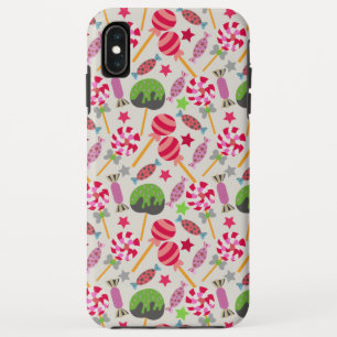Funda Para iPhone XS Max Patrón de caramelos Patrón de las lolias lango