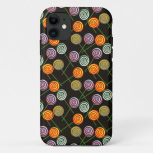 Funda Para iPhone 11 Patrón de caramelos Patrón de las lolias lango
