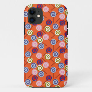 Funda Para iPhone 11 Patrón de caramelos   Patrón de las lolias   lango