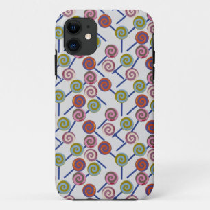 Funda Para iPhone 11 Patrón de caramelos Patrón de las lolias lango
