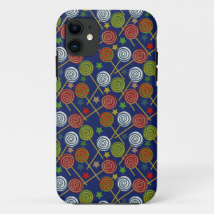 Funda Para iPhone 11 Patrón de caramelos Patrón de las lolias lango