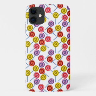 Funda Para iPhone 11 Patrón de caramelos Patrón de las lolias lolli