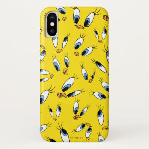 Funda Para iPhone X Patrón de caras TWEETY™