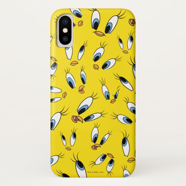 Funda De Case-Mate Para iPhone Patrón de caras TWEETY™ (Reverso)