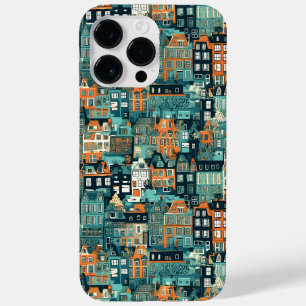 Funda Para iPhone 14 Pro Max De Case-Mate Patrón de casas holandesas