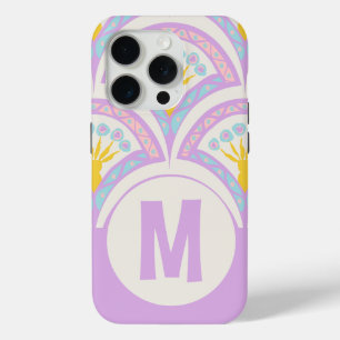 Funda Para iPhone 15 Pro Patrón de cáscara de color pastel