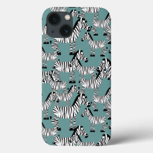 Funda Para iPhone 13 Patrón de cebra