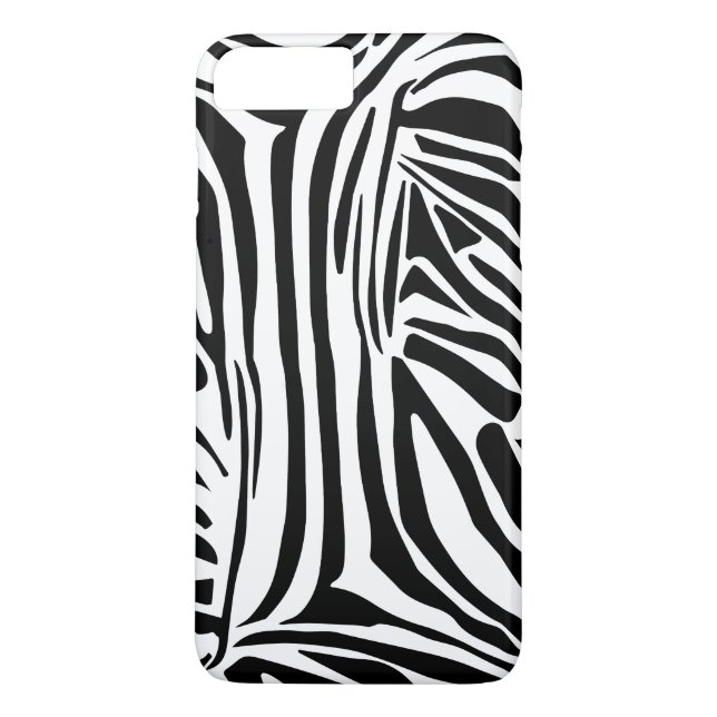 Funda De Case-Mate Para iPhone Patrón de cebra (Reverso)