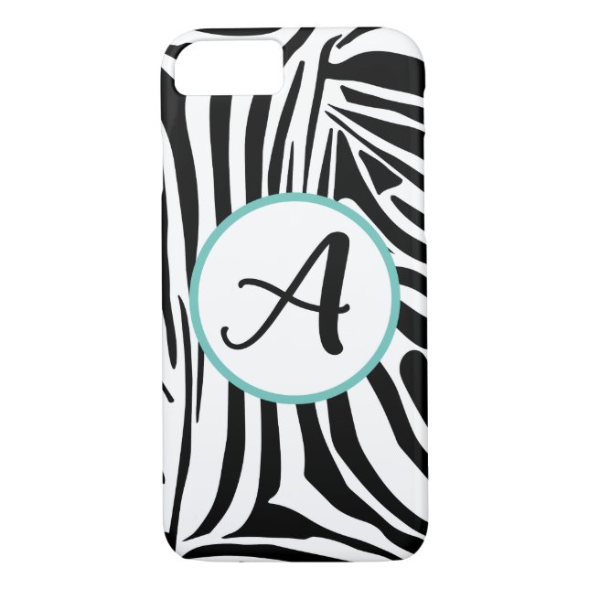Funda De Case-Mate Para iPhone Patrón de cebra (Reverso)
