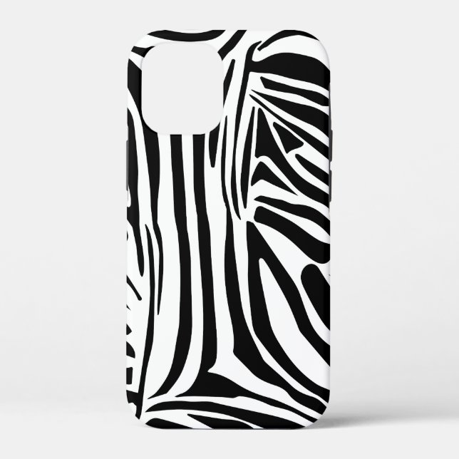 Funda De Case-Mate Para iPhone Patrón de cebra (Reverso )