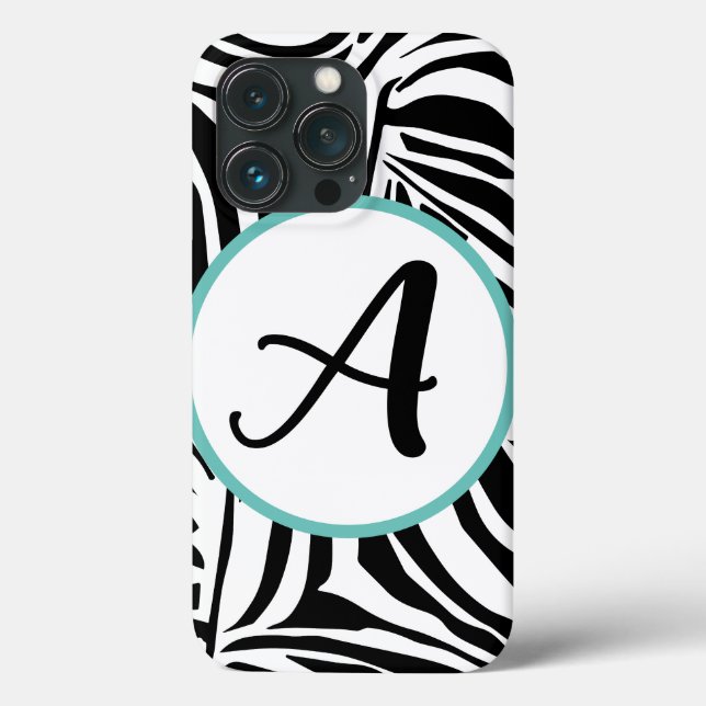 Funda De Case-Mate Para iPhone Patrón de cebra (Reverso )