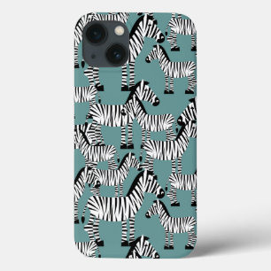 Funda Para iPhone 13 Patrón de cebra