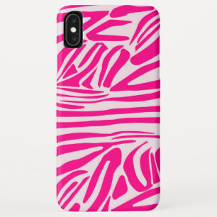 Funda Para iPhone XS Max Patrón de cebra rosa
